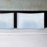 Cooling Gel Memory Foam Pillows – King Size, Set of 2, Ventilated, For - Nook & Nest