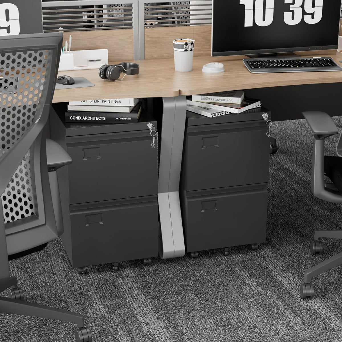 Transform Your Space with Our Mobile File Cabinet: Stylish Storage for Home & Office - Nook & Nest