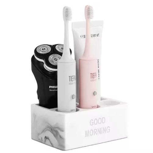 Toothpaste Holder Bathroom Counter Organizer For Electric Toothbrushes For Home Hotel - Nook & Nest