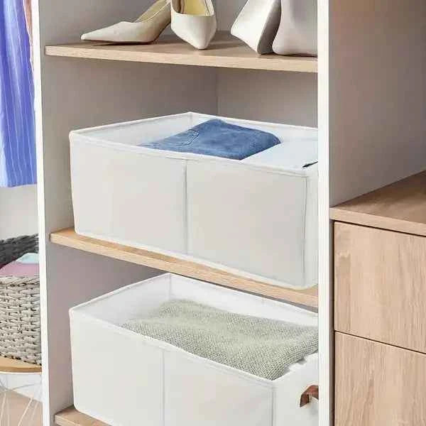 Foldable Clothes Storage Box with Window – Perfectly Organize Your Space with Style - Nook & Nest