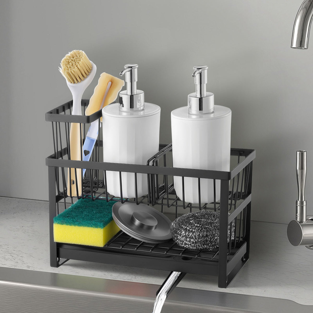 Elevate Your Space with Our Kitchen Sink Caddy Organizer - Nook & Nest