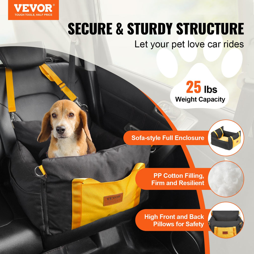 Ultimate Comfort for Your Pup: Dog Booster Car Seat for Small Dogs Up to 25lbs - Nook & Nest