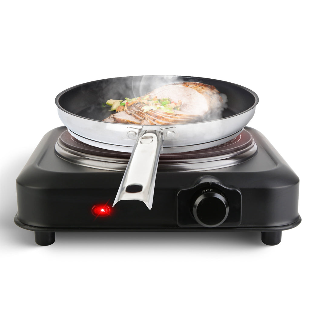 Portable Infrared Hot Plate with Glass Cooktop - Nook & Nest