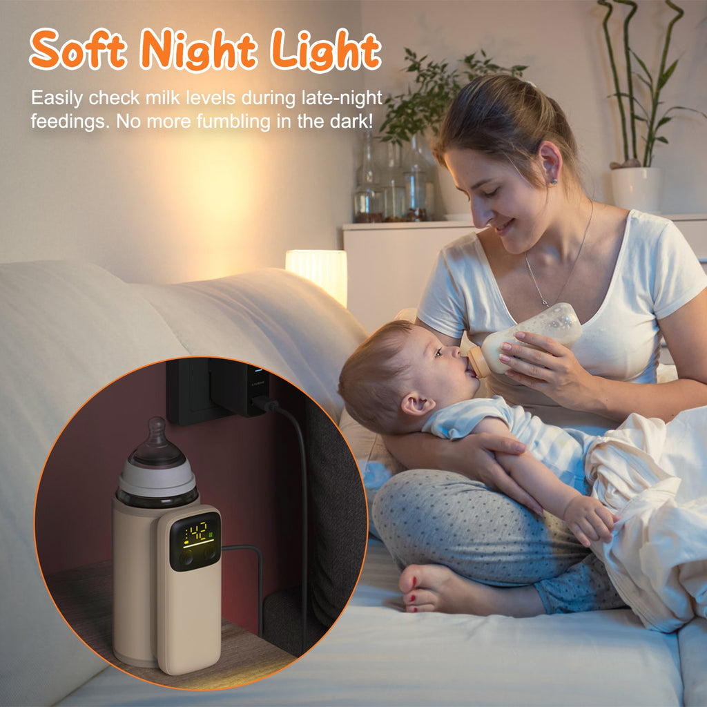 Ultimate Portable Baby Bottle Warmer - Perfect for Home & On-the-Go! - Nook & Nest