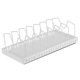 Pull-Out Pots and Pans Organizer – Damping Rails, 8 Dividers, 44 lb, N - Nook & Nest