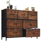 Tall Fabric Storage Tower with Drawers, Multiple Colors - Nook & Nest