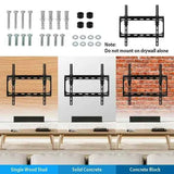 Tilt Dual-Arm TV Wall Mount – 32–55 in, VESA 400×400, Black - Nook & Nest