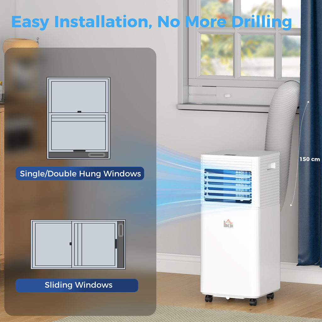 Stay Cool This Summer with the 10,000 BTU Portable Air Conditioner - Powerful Cooling & Dehumidifying - Nook & Nest