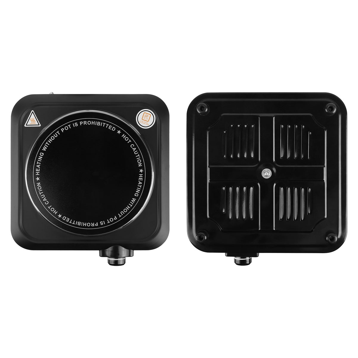 Portable Infrared Hot Plate with Glass Cooktop - Nook & Nest