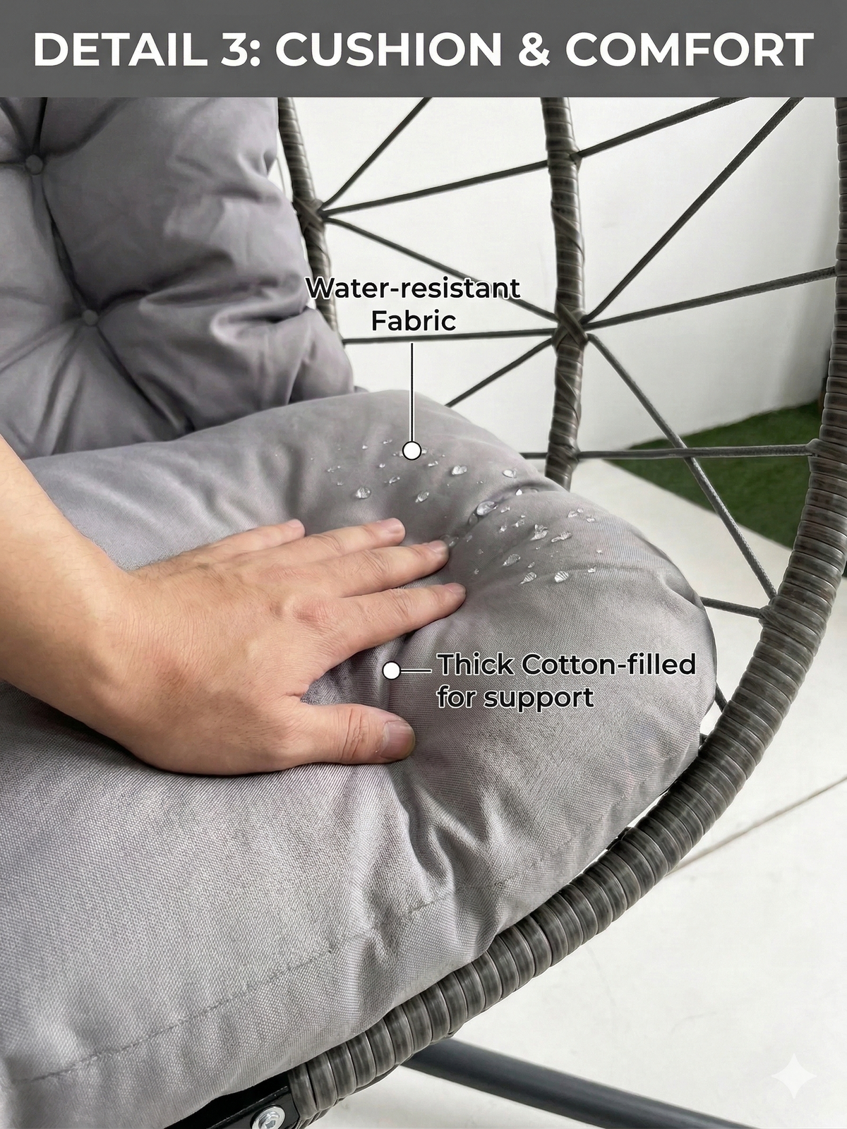 Double Hanging Egg Chair: Your Perfect Relaxation Retreat for Indoors and Outdoors - Nook & Nest