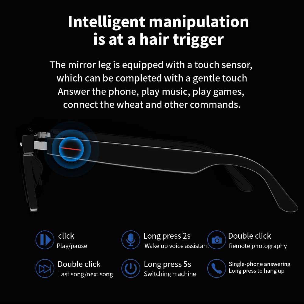 Elevate Your Lifestyle with SENBONO E13 Smart Glasses: Enjoy Music and Hands-Free Calls - Nook & Nest