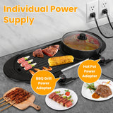 2200W Electric Hot Pot with Grill - Nook & Nest