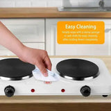 Double Electric Hot Plate – 2 Burners, 2000W - Nook & Nest