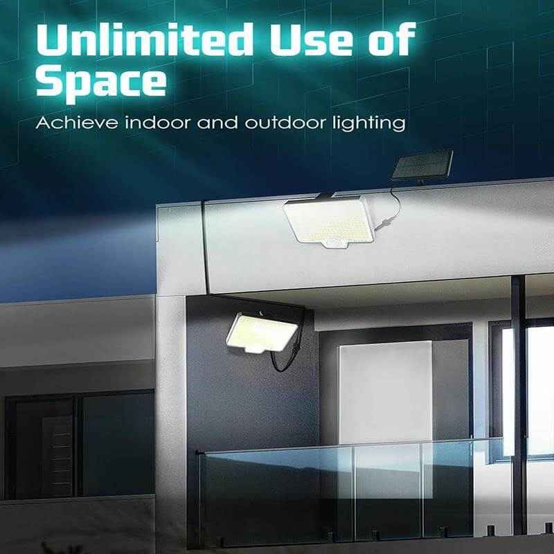 Solar Flood Lights with Motion Sensor – 2 Pack for Enhanced Security and Visibility - Nook & Nest