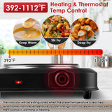 Portable Infrared Hot Plate with Glass Cooktop - Nook & Nest