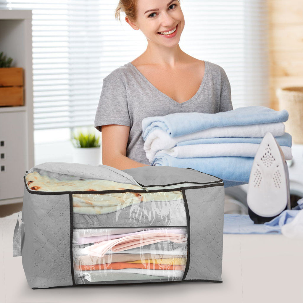 Effortless Organization with Large Capacity Clothes Storage Bags - 90L for All Your Needs - Nook & Nest