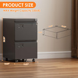 Transform Your Space with Our Mobile File Cabinet: Stylish Storage for Home & Office - Nook & Nest