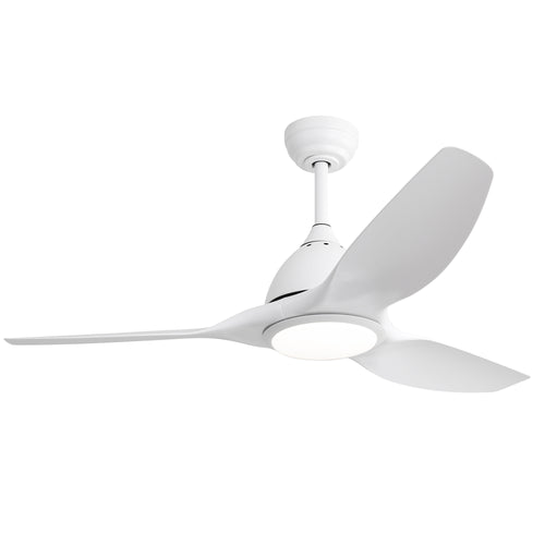 Plastic Ceiling Fans, 52 Inch with Light - Nook & Nest