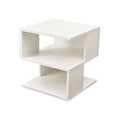 Elevate Your Space with the Minimalist Cream Bookshelf - Stylish 2-Tier Design - Nook & Nest