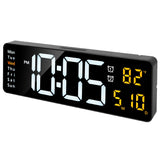 15.7-Inch LED Digital Wall Clock with Remote - Nook & Nest