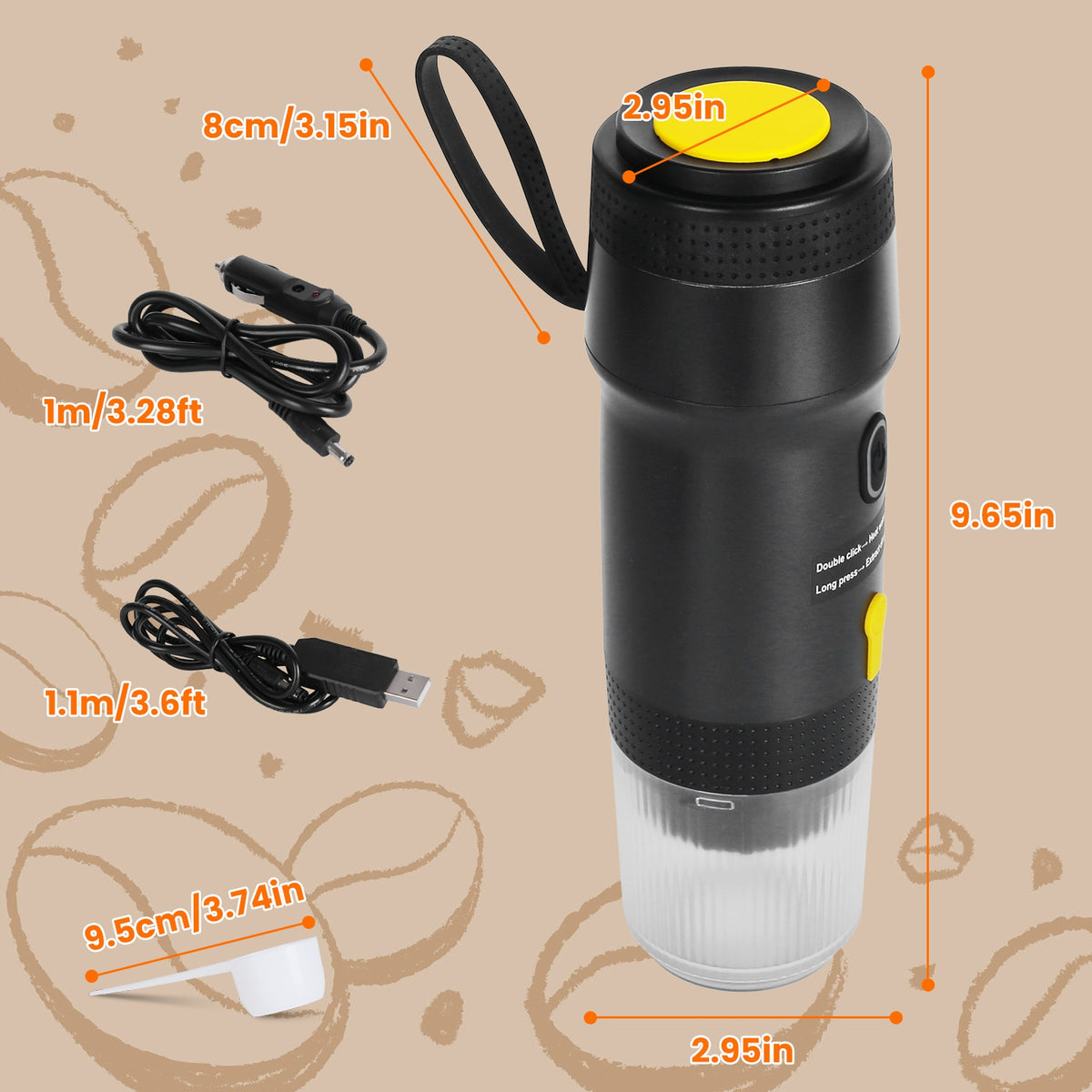 Portable Electric Espresso Machine - Your Ultimate Travel Coffee Companion - Nook & Nest