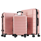Hard Shell Luggage Set – 3 Piece, Large Capacity