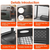 2-Piece Under-Sink Pull-Out Organizer Shelf - Nook & Nest