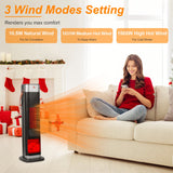 Stay Warm and Cozy with the 1500W Oscillating Ceramic Tower Heater - Nook & Nest