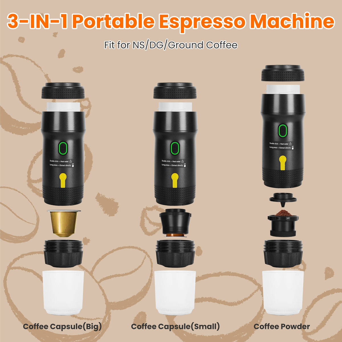 Portable Electric Espresso Machine - Your Ultimate Travel Coffee Companion - Nook & Nest