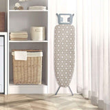 Adjustable Ironing Board – 51″×13″ Surface, 7 Height Settings, 4-Layer - Nook & Nest