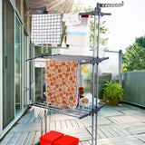 Foldable Laundry Drying Rack with Wheels - Nook & Nest