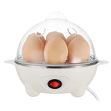 Electric Egg Cooker – 7-Egg Capacity, Auto Shut-Off, Boil & Steam - Nook & Nest