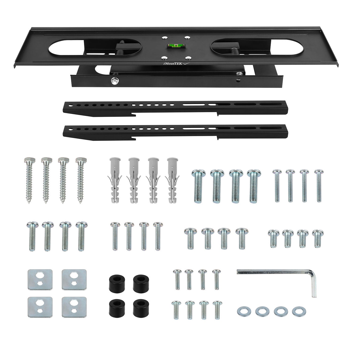 1Pc Full Motion TV Wall Mount Swivel Tilt TV Wall Rack Support 37in To 70in TV Wall Mount Max VESA Up To 600x400mm Holds Up To 99LBS - Nook & Nest