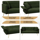 Convertible Futon Sofa Bed – 70 Inch, Folding Armrests