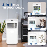 Portable Air Conditioner with Remote – 8, 000 BTU, 3-in-1, 215–344 sq - Nook & Nest