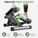Transform Your Workout with the Mini Stepper with Resistance Bands - Nook & Nest