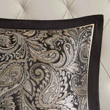 King 12-Piece Comforter Set – Black Bedding - Nook & Nest