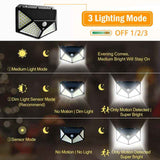 100-Lamp Motion-Sensor Solar Outdoor Lights - Nook & Nest
