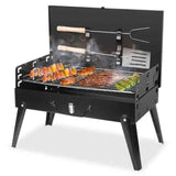 Portable Charcoal Grill – Foldable Tabletop BBQ for Camping, Picnics & - Nook & Nest