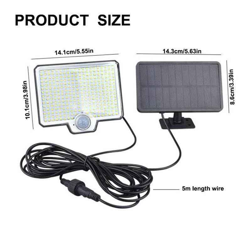 Solar Flood Lights with Motion Sensor – 2 Pack for Enhanced Security and Visibility - Nook & Nest