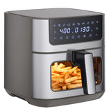 Air Fryer with Viewing Window – 6.7 QT, 8 Preset Modes, 180–400°F, Bru - Nook & Nest