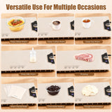 Food Warming Mat 23.6X15.8In 300W Fast Heating Electric Silicone Food Warmer With 14 Temp Levels 10Hrs Timer Settings Roll-Up Portable Hot Plates Heat Pad For Parties Buffet - Nook & Nest