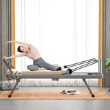 Foldable Pilates Reformer Machine – Up to 330lbs