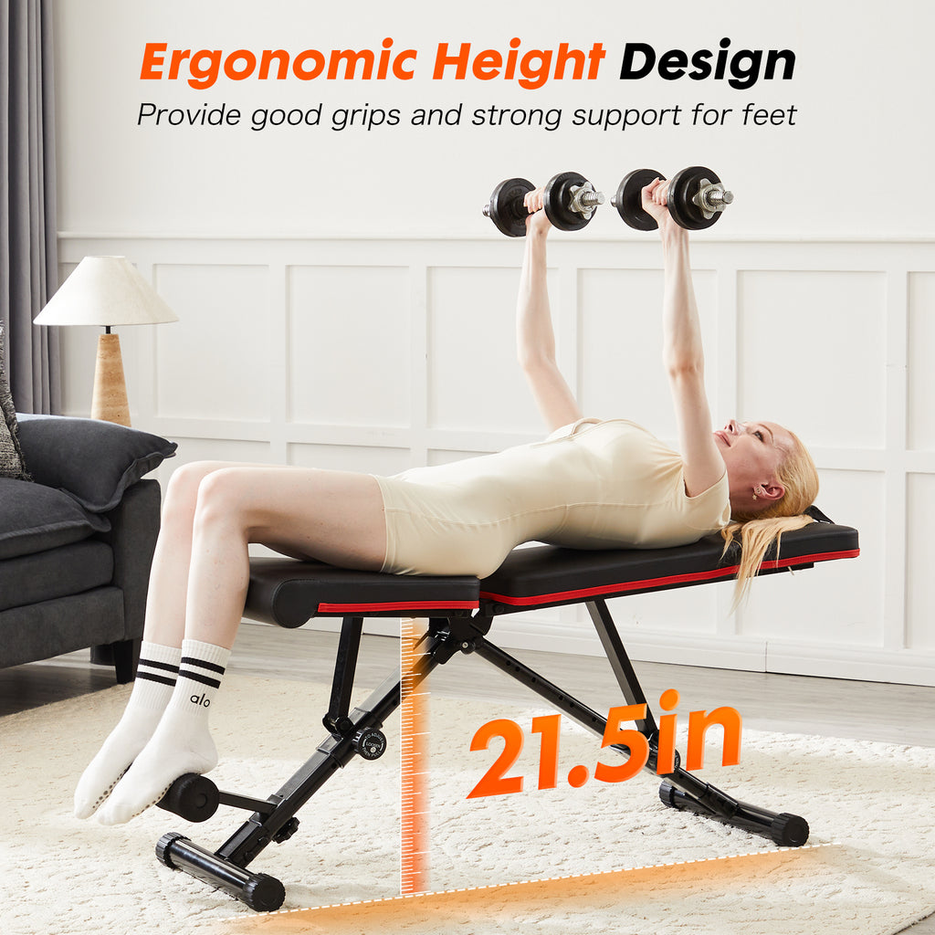 Transform Your Workouts with the Adjustable Fitness Bench for Home - Nook & Nest