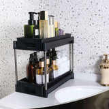 2-Tier Pull-Out Cabinet Organizer – 30-Second No-Tool Install, 2 Bonus - Nook & Nest