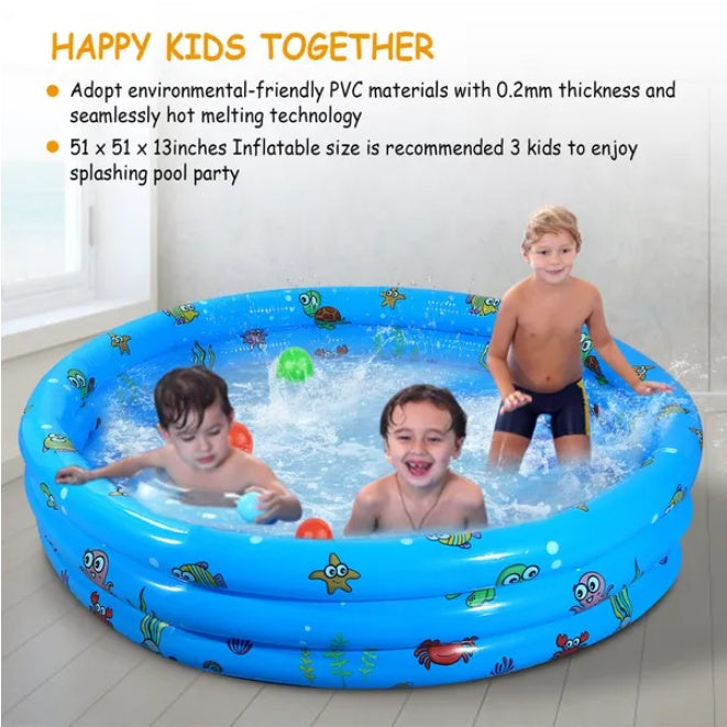 Foldable Inflatable Swimming Pool – Your Backyard Oasis Awaits! - Nook & Nest