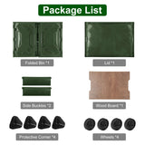 Collapsible Storage Crate – MDF Wood Lid, 41 QT, 66 lb, 4 Side Doors, Nook & Nest