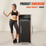 Walking Pad Treadmill - Compact & Portable Walking Pad, Quiet Operation, Adjustable Speed Settings - Nook & Nest