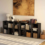 Modular Cube Storage System – 6, 8 or 9-Cube Bookshelf with Removable - Nook & Nest