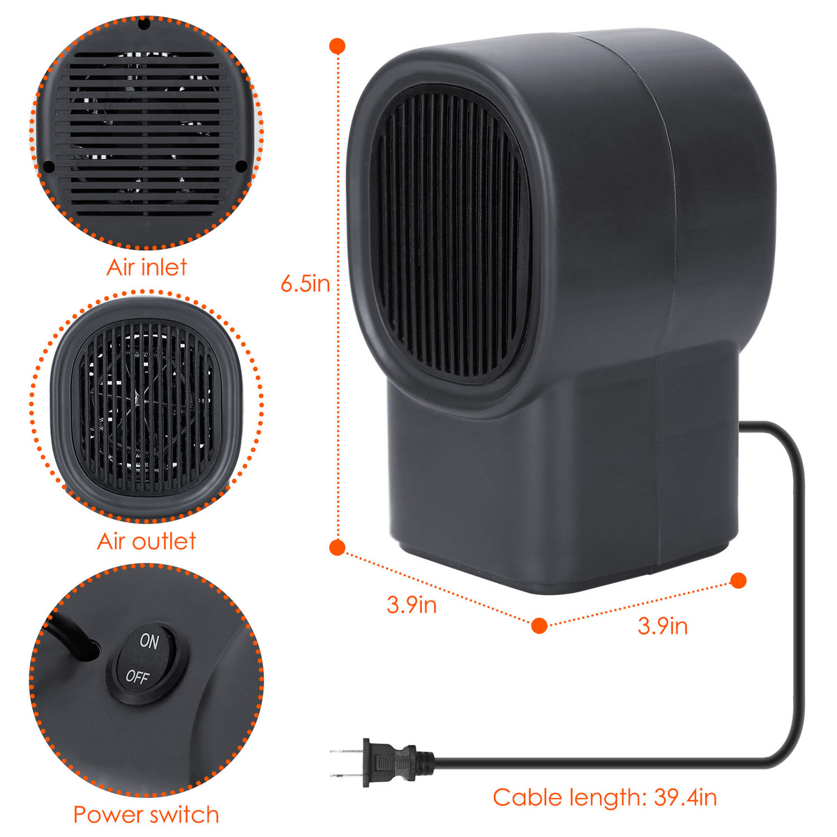 Stay Cozy Anywhere with Our Portable Electric Space Heater - Nook & Nest